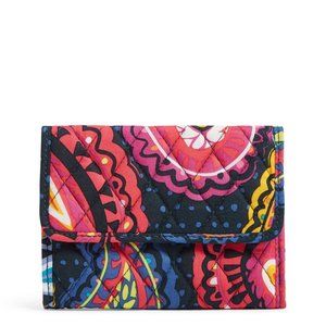 Vera Bradley Quilted Euro Wallet Twilight Paisley
